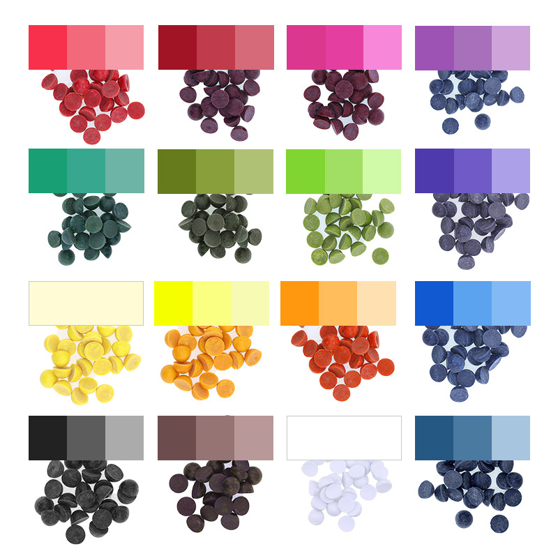 Factory direct sale Candle color dye DIY soybean wax color block 36 colors solid concentrated color masterbatch